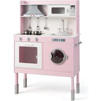 KINDERKÜCHE Pink - Pink, Kunststoff (71/101/29cm) - COSTWAY