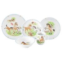 KINDERGESCHIRR SET Compact Mein Pony bunt 5-tlg. - Multicolor, Keramik (2/2/2cm) - Seltmann Weiden