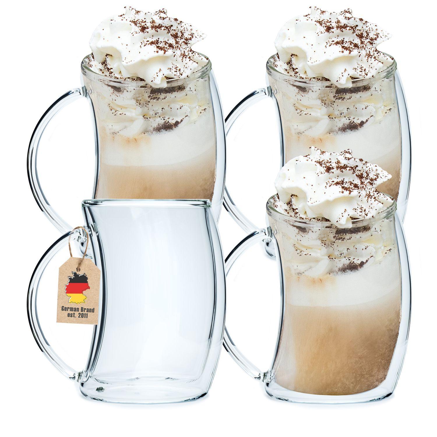 TEEGLAS 200ml (4er-Set) - Transparent, Glas (0.2L) - Intirilife