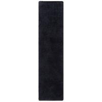 HOCHFLOR SHAGGY LÄUFER TEPPICH PALACE - Schwarz, Textil (80/160cm) - Snapstyle