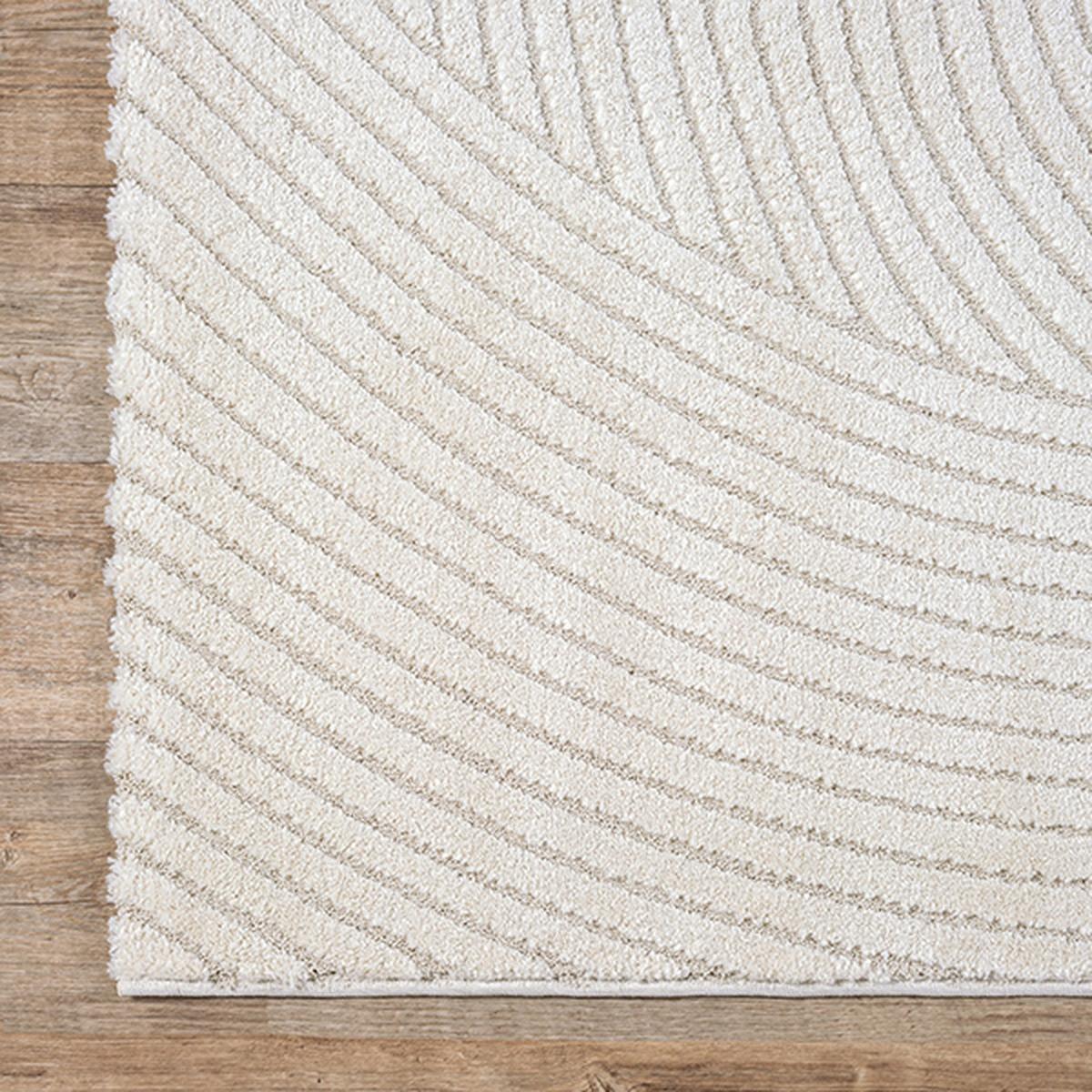 TEPPICHLÄUFER Geometrisch CETINA Polypropylen Creme 80 x 150 cm - Beige, Textil (80/150cm) - KADIMA DESIGN