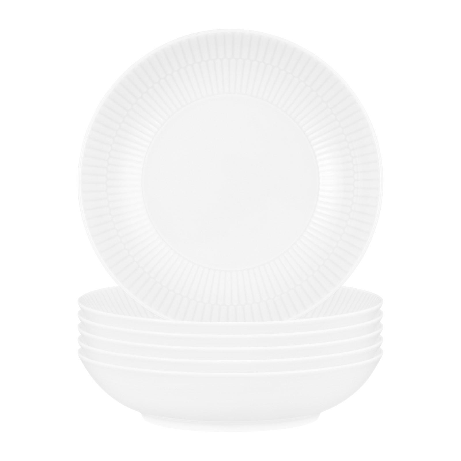 SUPPENTELLER Amina Weiß ø 21,2 cm 6er Set - Weiß, Keramik (21.2cm) - Seltmann Weiden