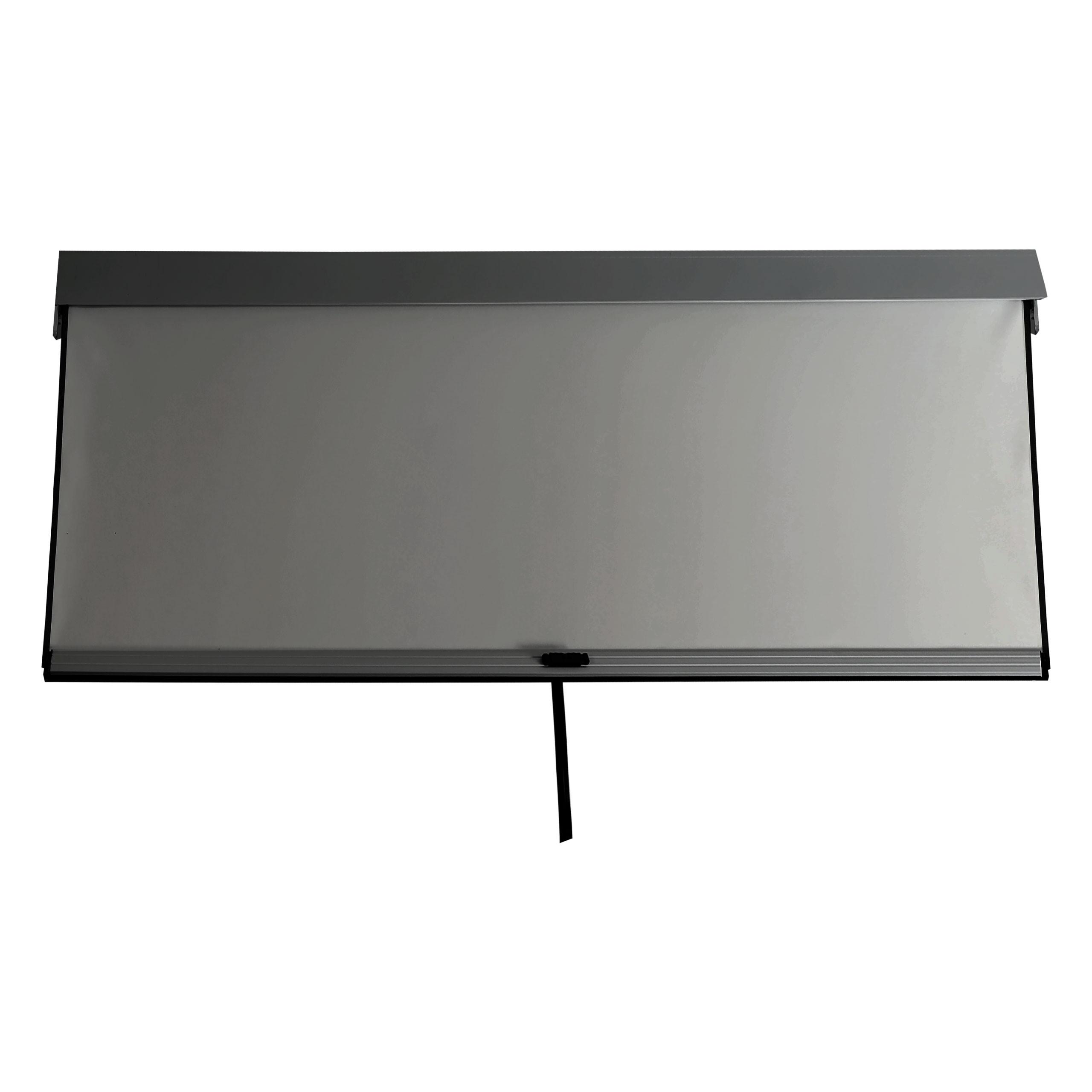 SEITENWAND FÜR PERGOLA Anthrazit - Anthrazit, Textil (271/205/1cm) - MCW