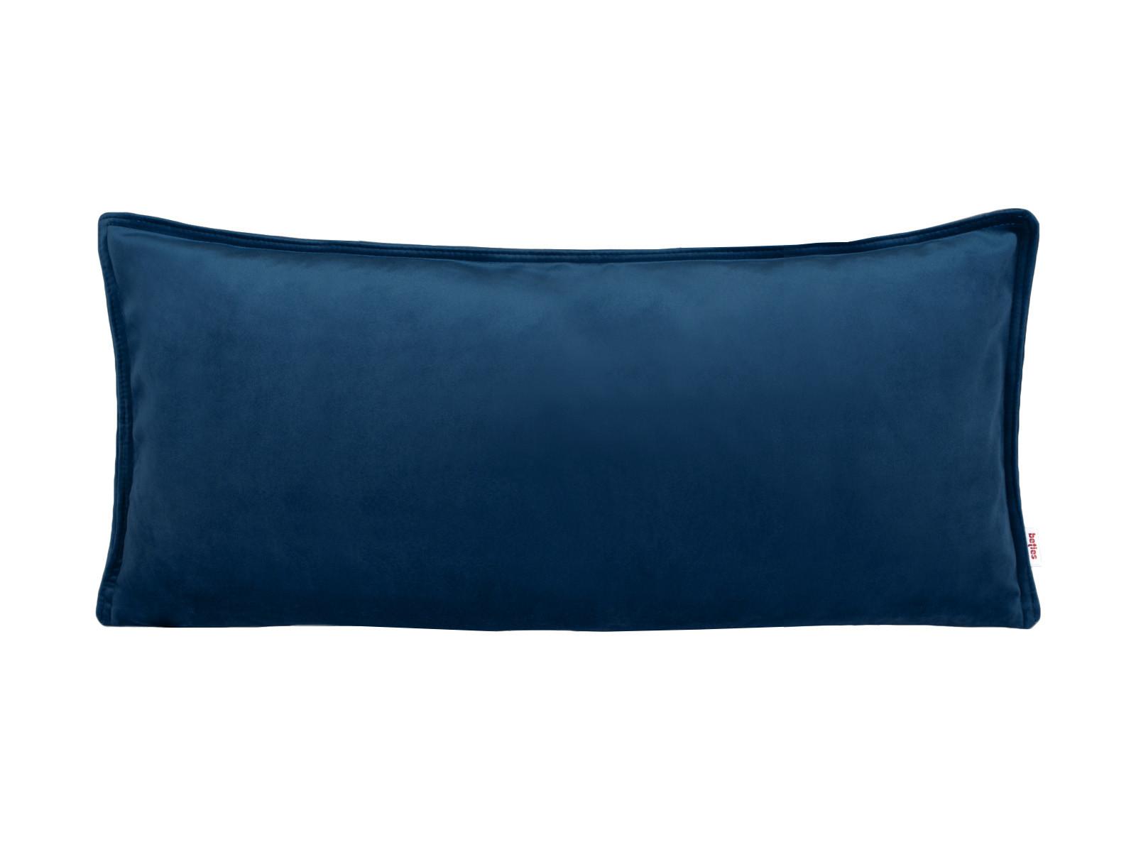KISSENHÜLLE Samt&Sonders admiral-blau 30/70 cm - Blau/Dunkelblau, Textil (30/70cm) - beties Heimtextil