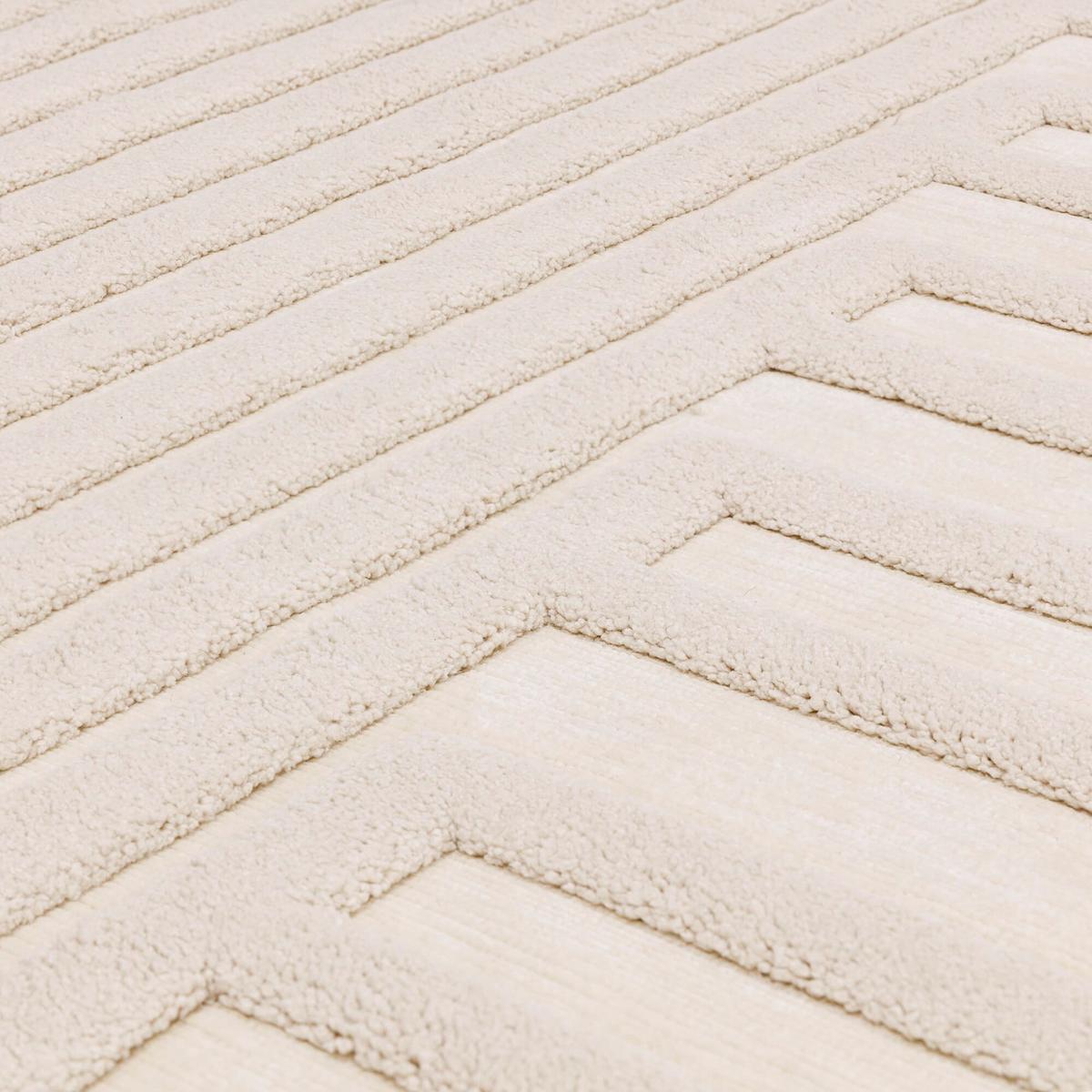TEPPICH EDEN-Lazonby, geometrisch, Elfenbein, 200 x 290 cm - Champagner, Textil (200/290cm) - KADIMA DESIGN