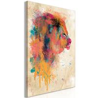 KUNSTDRUCK Bunt 40/60 cm - Multicolor, Textil (40/60cm) - KUNSTLOFT
