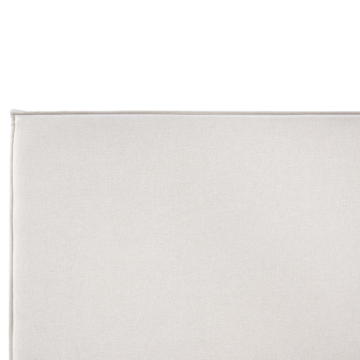 BETT mit Lattenrost 160/200 cm Stoff Beige Sennez - Beige, Textil (160/200cm) - Beliani
