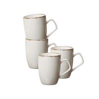 HENKELBECHER Casa Beige 380 ml 4er Set - Beige, Keramik (0.38L) - Ritzenhoff Breker