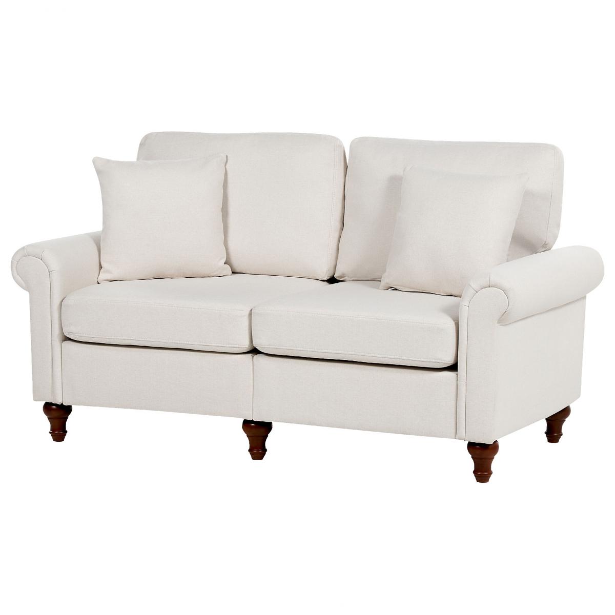 5-SITZER SOFA SET Polyester Beige Otra - Beige, Textil (76/84/195cm) - Beliani