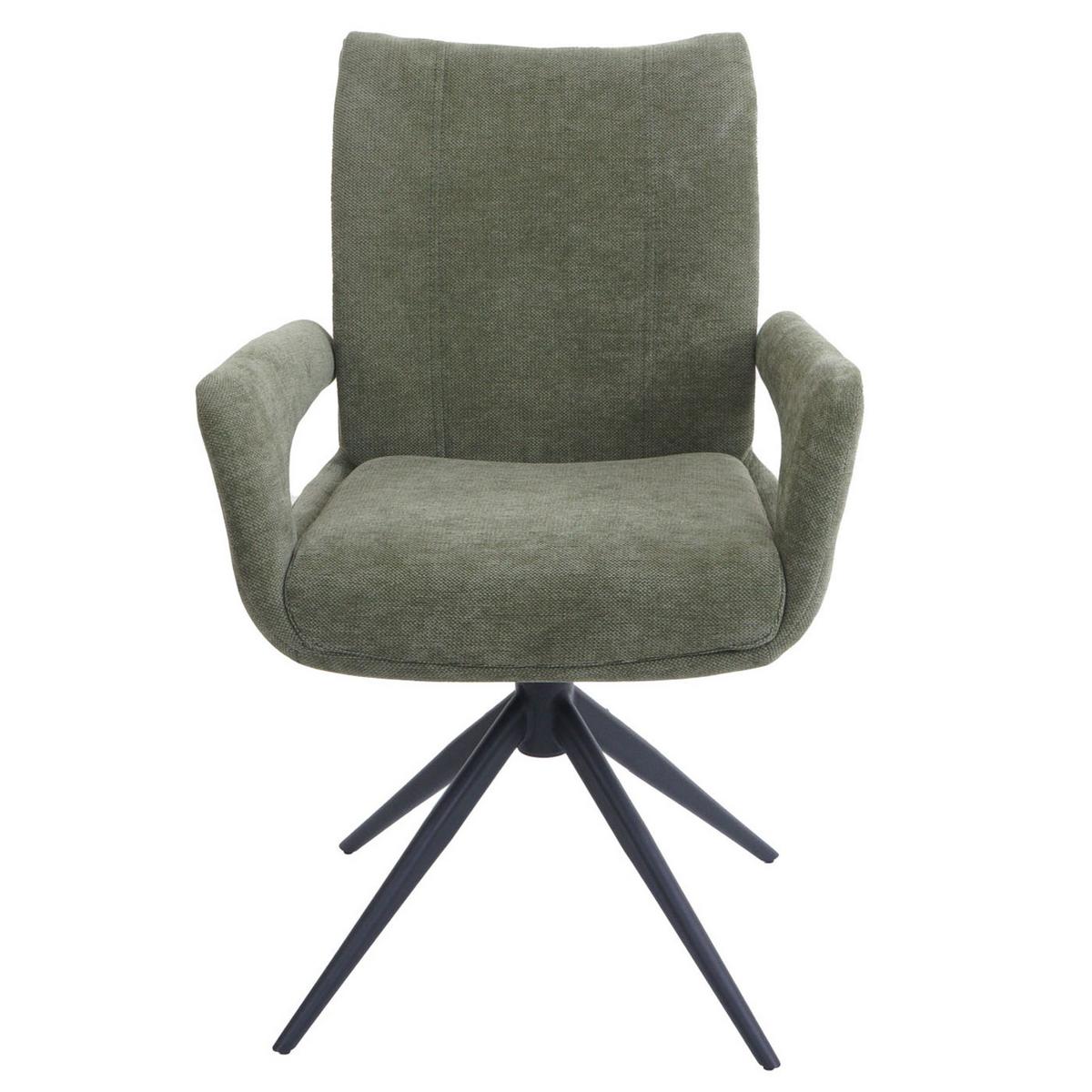 ESSZIMMERSTUHL Grün 6er-Set - Grün, Textil (60/90/60cm) - MCW