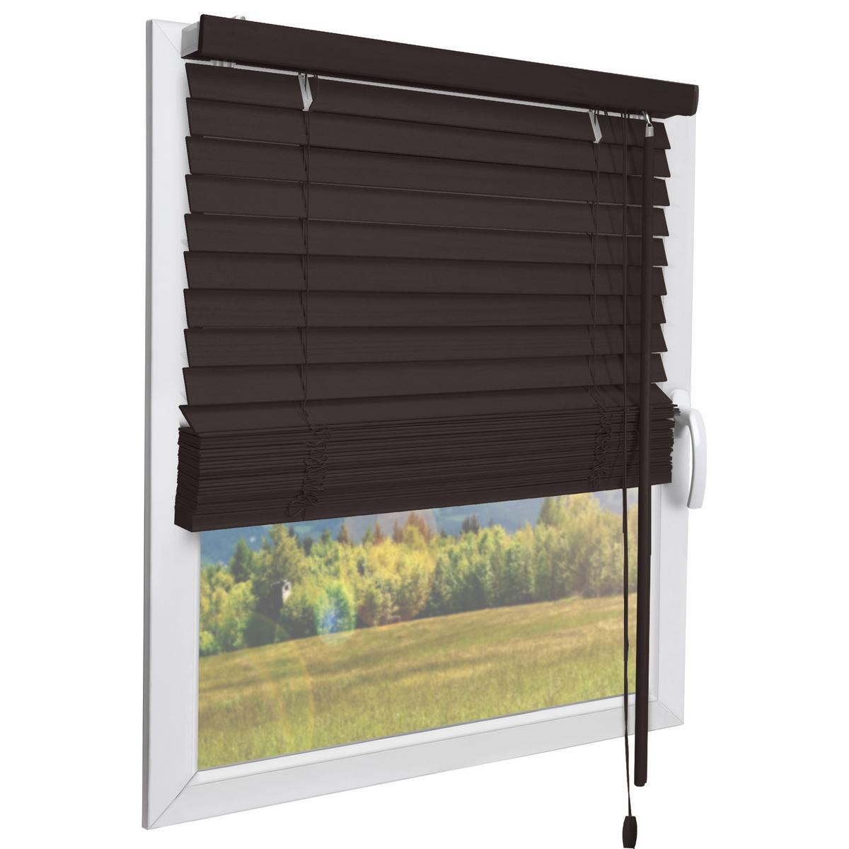 HOLZJALOUSIE SolDecor JH3 120/160 cm Dunkelbraun - Dunkelbraun, Holz (120cm) - Sol Royal