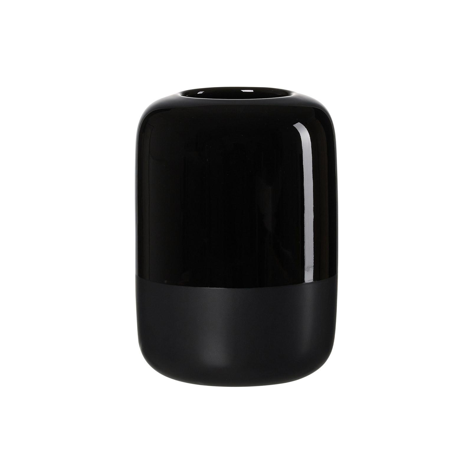 VASE Dome Schwarz 20 cm - Schwarz, Keramik (20cm) - Ritzenhoff Breker