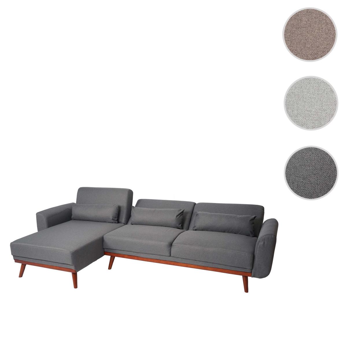 SOFA Grau - Grau, Textil (280/139cm) - MCW