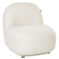 SESSEL Stoff Cremeweiß Lovberg - Creme, Kunststoff/Textil (71/74/80cm) - Beliani