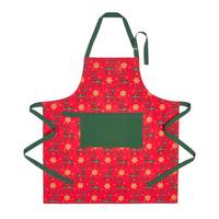 WEIHNACHTSSCHÜRZE Rentier, 100% Baumwolle - Rot, Textil (80/85cm) - Homescapes