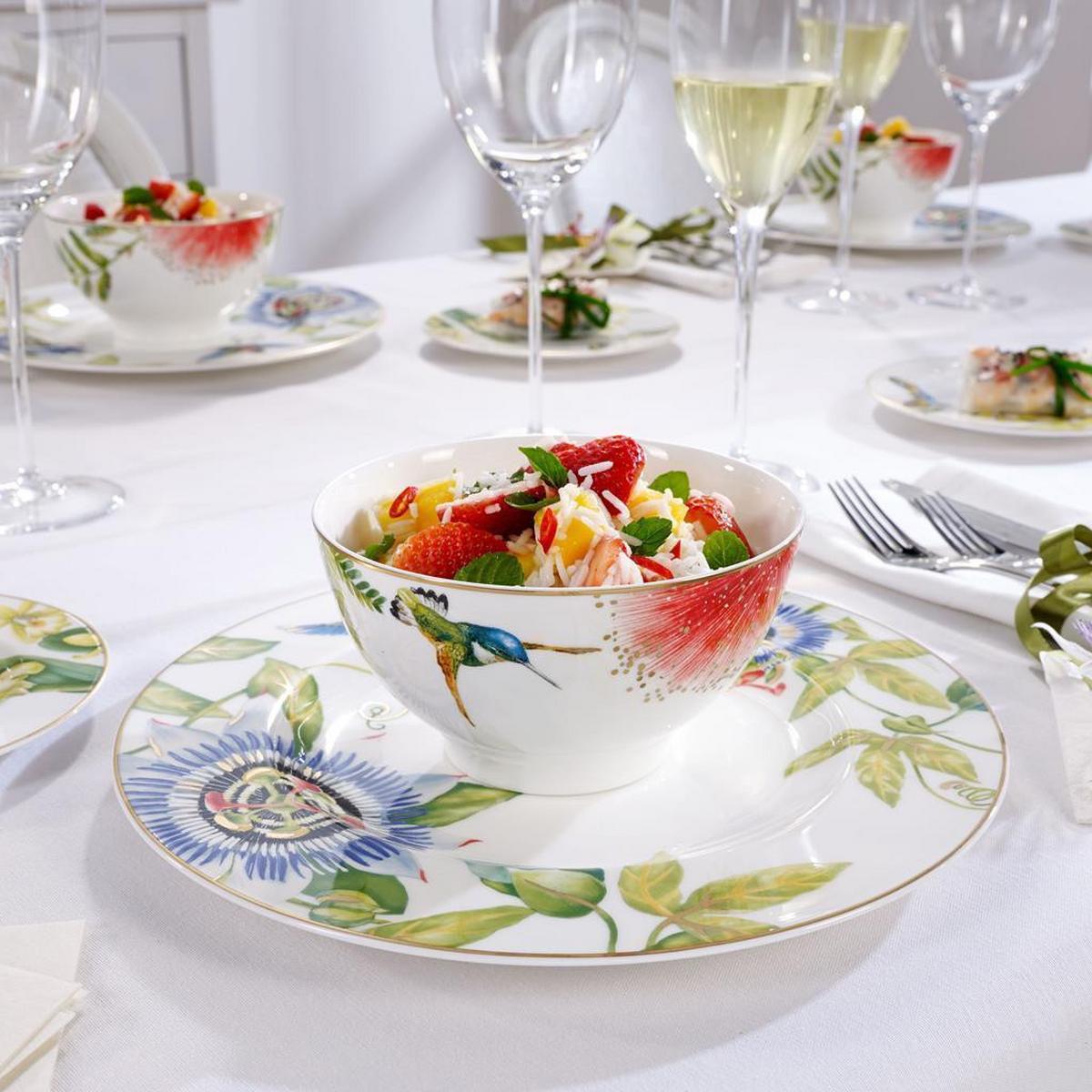 FRÜHSTÜCKS-SET Amazonia bunt 18-tlg. - Multicolor, Keramik (2/2/2cm) - Villeroy & Boch