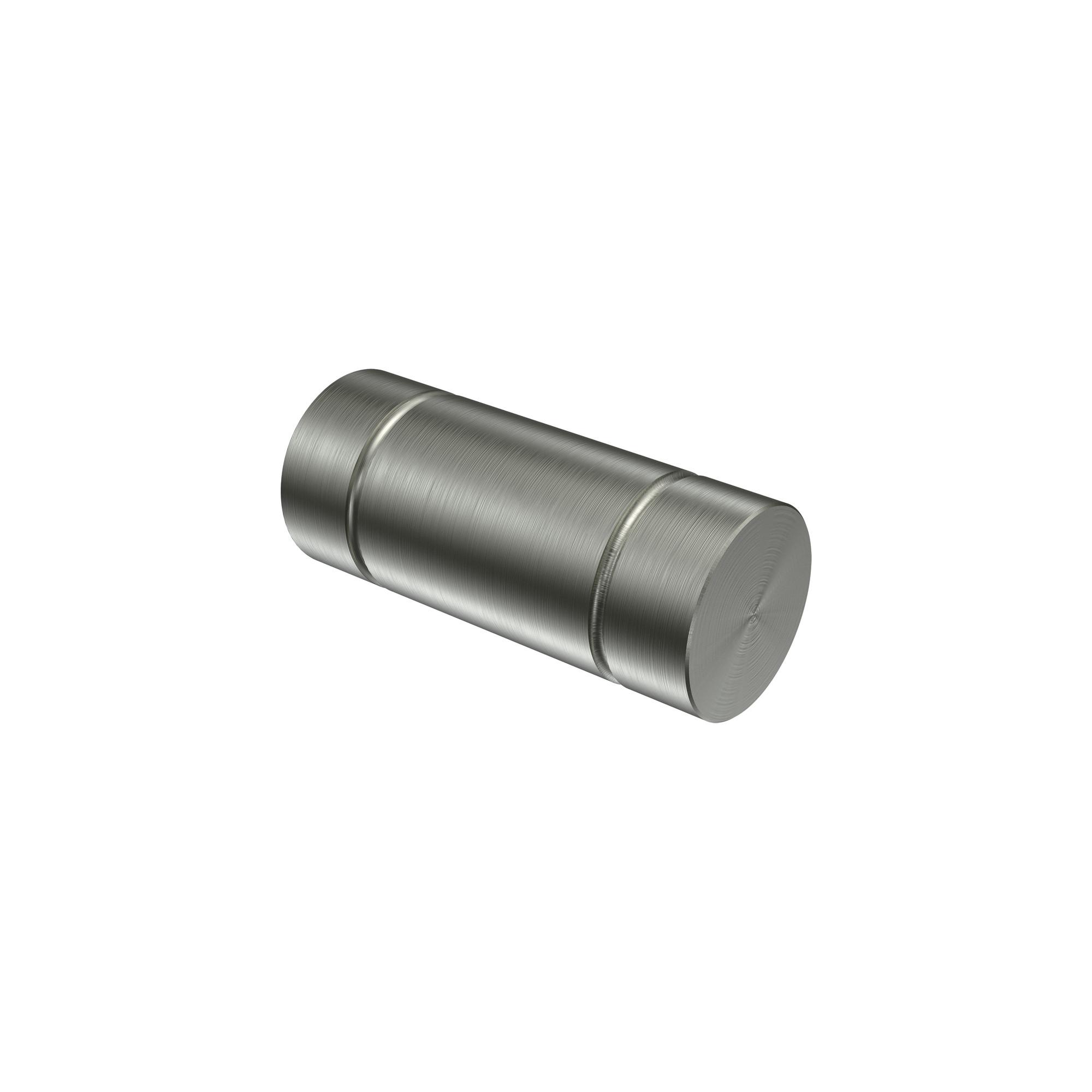 ENDSTÜCKE FÜR GARDINENSTANGEN 16 mm Ø, Jolly Edelstahl, Packung 2 Stück - Edelstahlfarben, Metall (5.1/2.2/2.2cm) - INTERDECO
