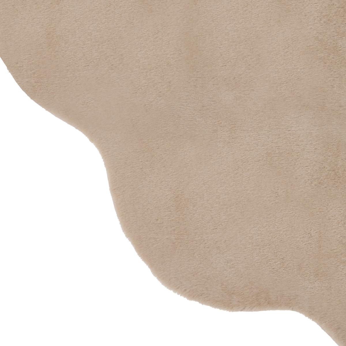 TEPPICH Beige 80/120 cm Parson - Beige, Kunststoff (120/80cm) - Beliani