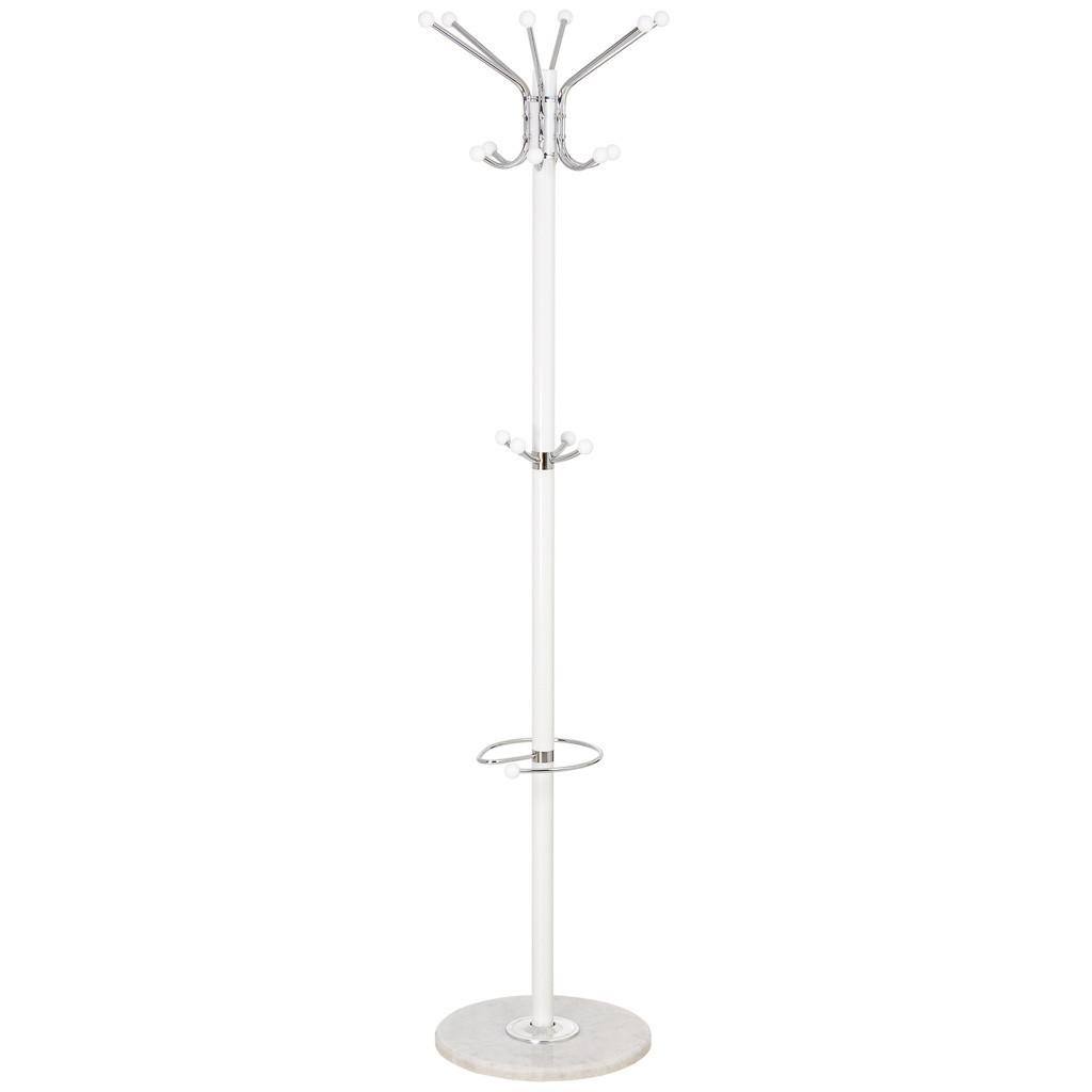 GARDEROBE aus metall 36x175cm - Weiß, Metall (36/175/36cm) - Wanderlust