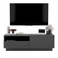 TV-SCHRANK Enjoy Grau matt Loft Schublade 120 cm - Grau, Holzwerkstoff (120/37/35cm) - Meble Lindner