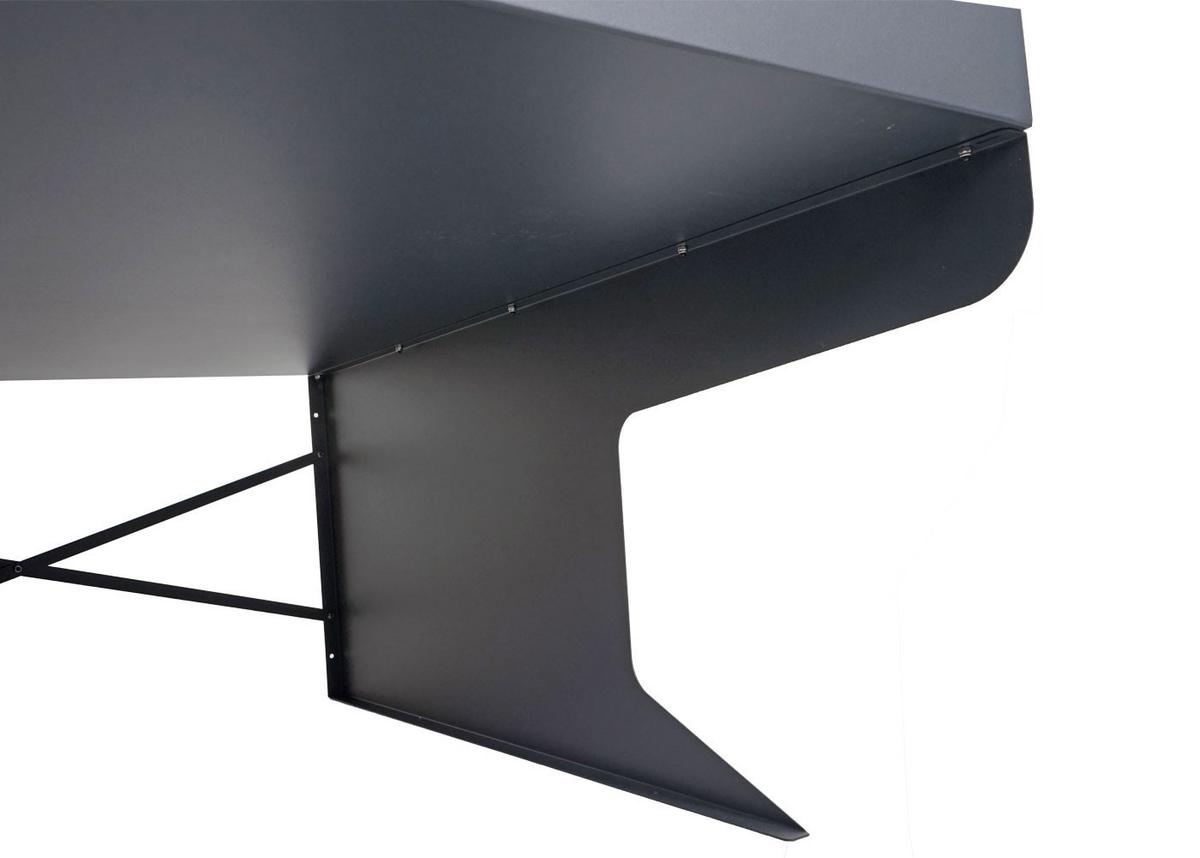 XL-MÄHROBOTERGARAGE PFLANZKASTEN Anthrazit - Anthrazit, Metall (70/47/100cm) - MCW