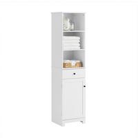 HOCHSCHRANK Weiß - Weiß, Holzwerkstoff (40/161/35cm) - SoBuy