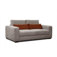 SOFA OLI 3-Sitzer, taupe - Taupe, Holz/Textil (208/91/108cm) - Wozimo