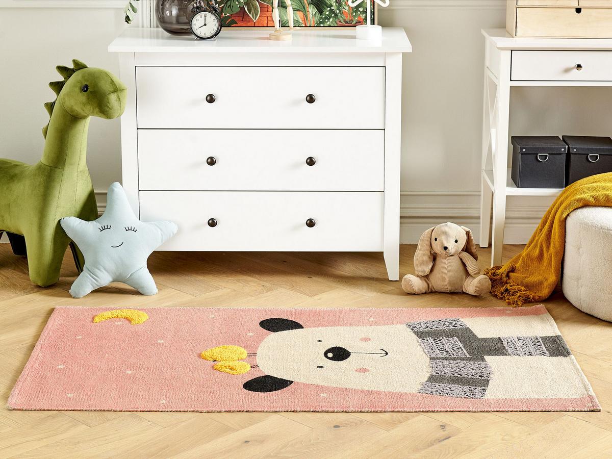 KINDERTEPPICH Tapak 150/80 cm - Multicolor, Textil (80/150cm) - Beliani