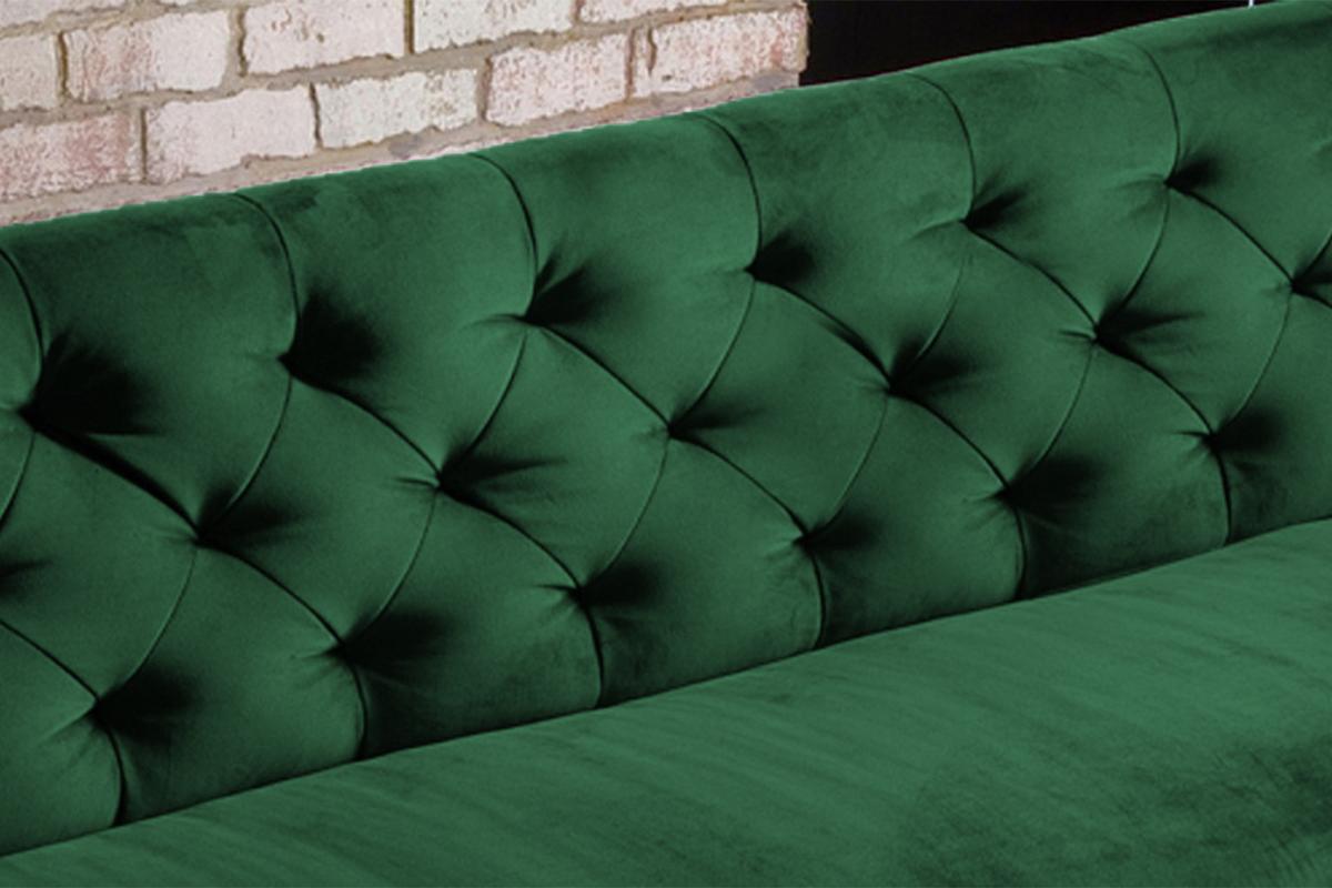 ESSZIMMERBANK CHARME Smaragdgrün Velvet - Smaragdgrün, Textil (186/85/68cm) - KAWOLA