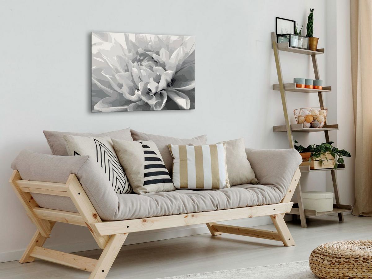 MALEN NACH ZAHLEN 50/40 cm - Schwarz, Textil (1.4/40cm) - KUNSTLOFT
