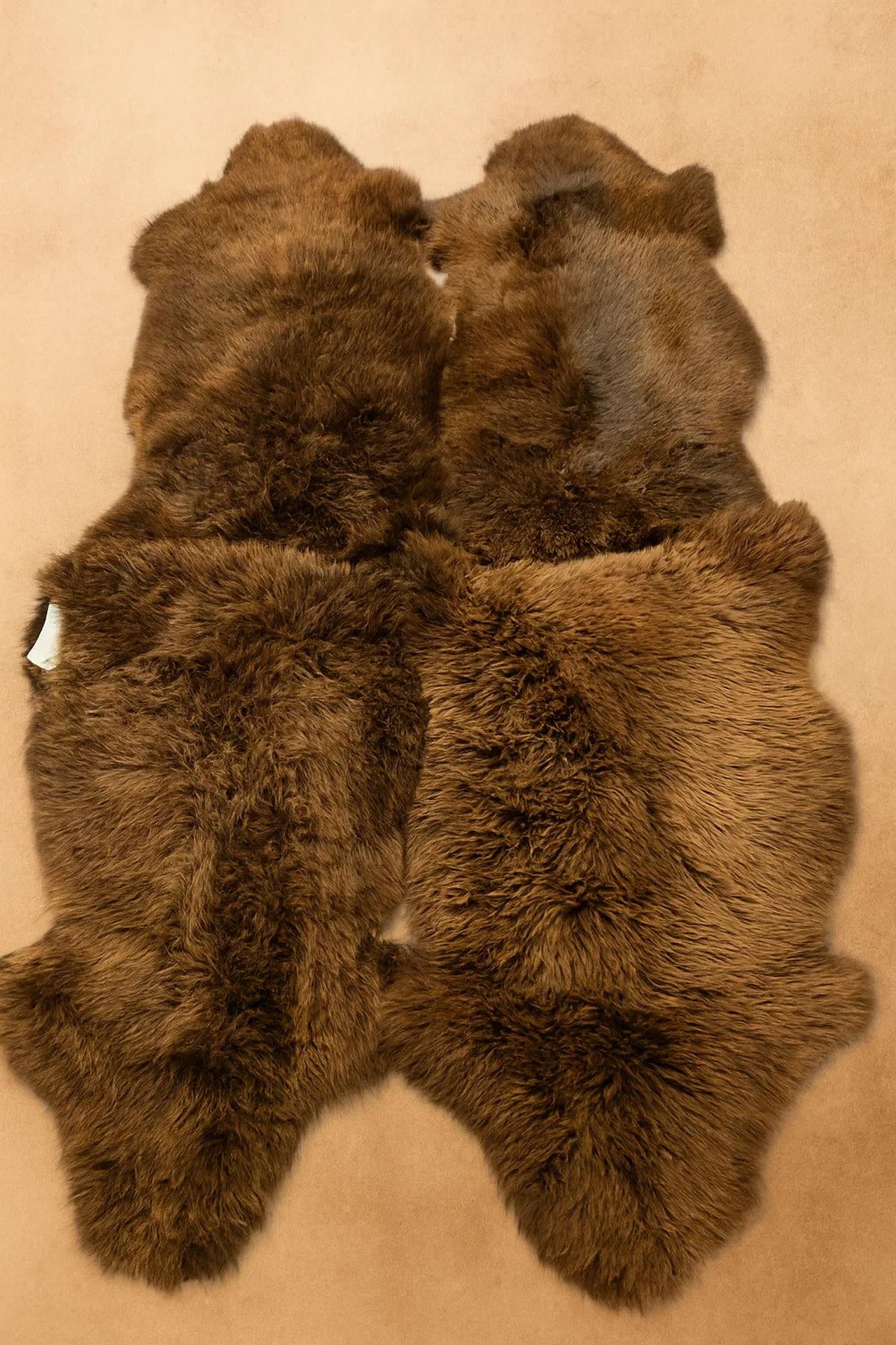 SCHAFFELL Öko Natur – Hellbraun, Weiche Wolle ca. 100 cm - Hellbraun, Fell (60/100cm) - Provellus