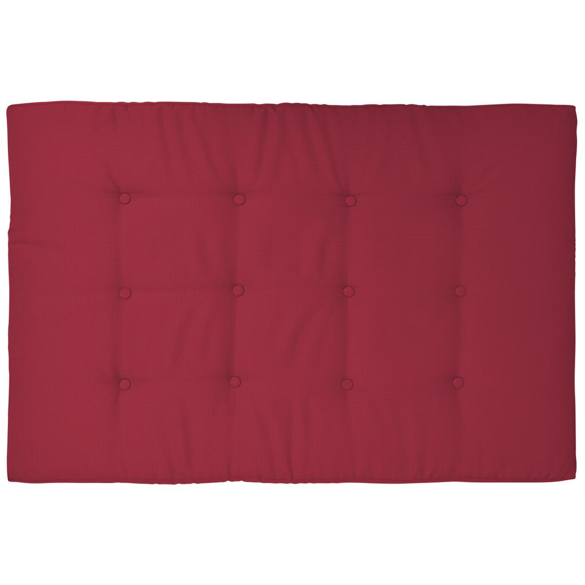 PALETTENKISSEN Eco Elements Sitz 120/80/15 cm Rot - Rot, Textil (80/15/120cm) - Beautissu 
