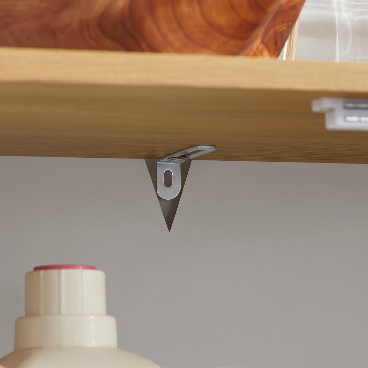 BADEZIMMERSCHRANK Weiß - Weiß, Holzwerkstoff (60/82/30cm) - SoBuy