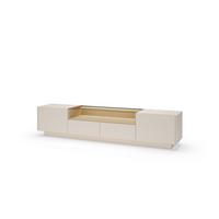 LOWBOARD PORTA 203/43,4/39,5 cm, Beige - Beige, Holzwerkstoff (203/43.4/39.5cm) - MASSENO
