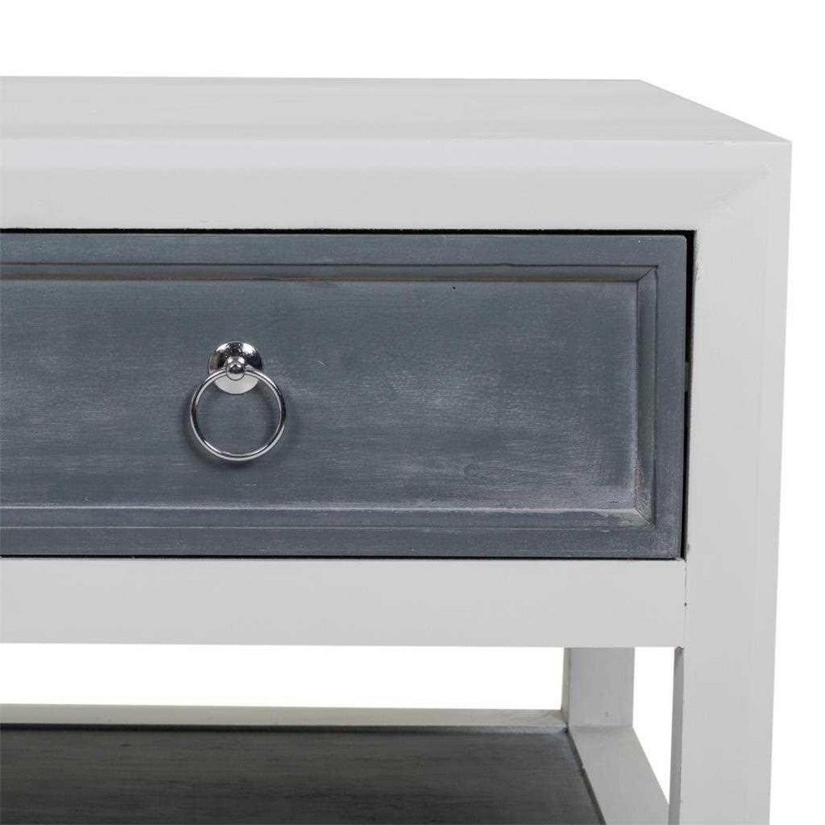 COUCHTISCH aus Holz, weiß, 104x51x53cm - Multicolor, Holz (51/104/53cm) - Wanderlust