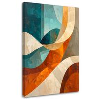 LEINWANDBILD 3D und geometrisch 20x30cm - Multicolor, Textil (20/30cm) - Feeby