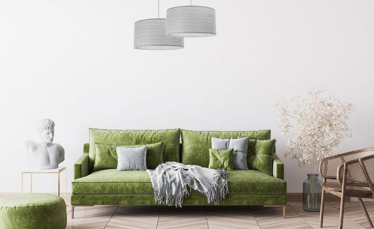 HÄNGELEUCHTE Grau 60/30 cm - Grau, Kunststoff (60/1/30cm) - ONZENO
