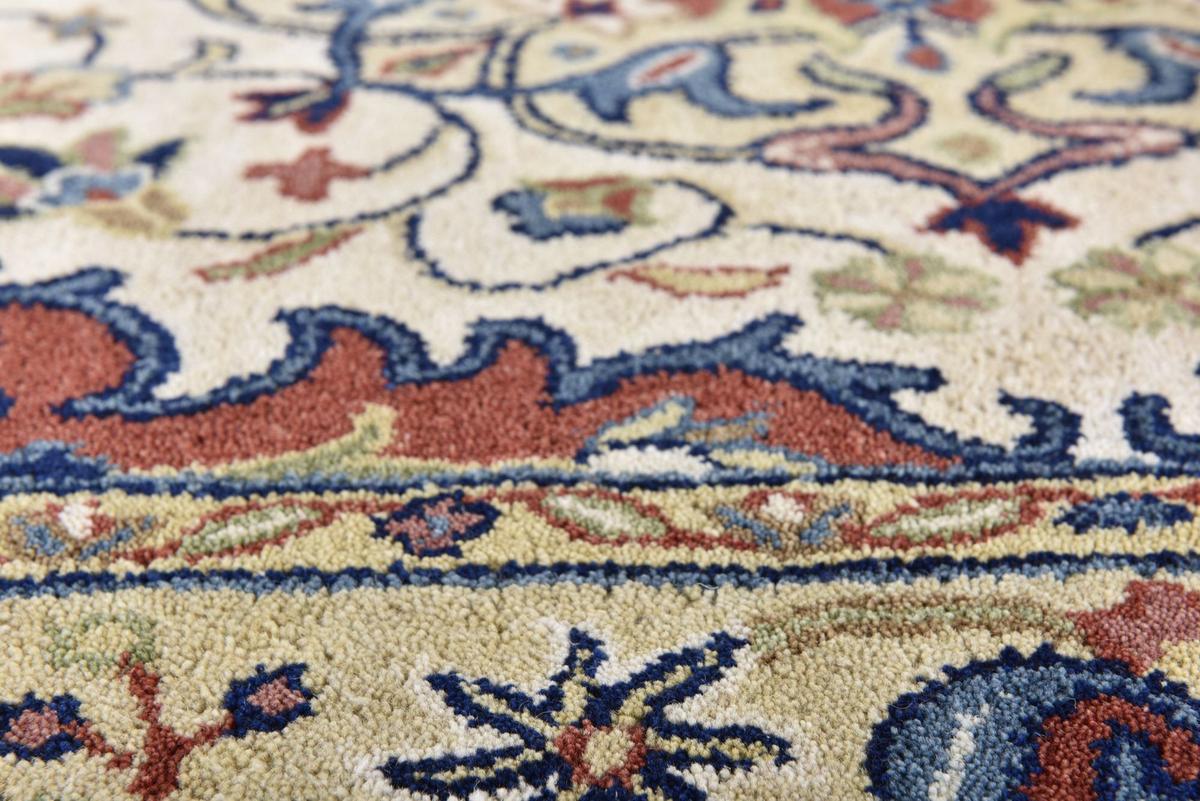 HANDTUFTTEPPICH Royal Ziegler 60x90 cm - Beige, Textil (60/90cm) - THEKO