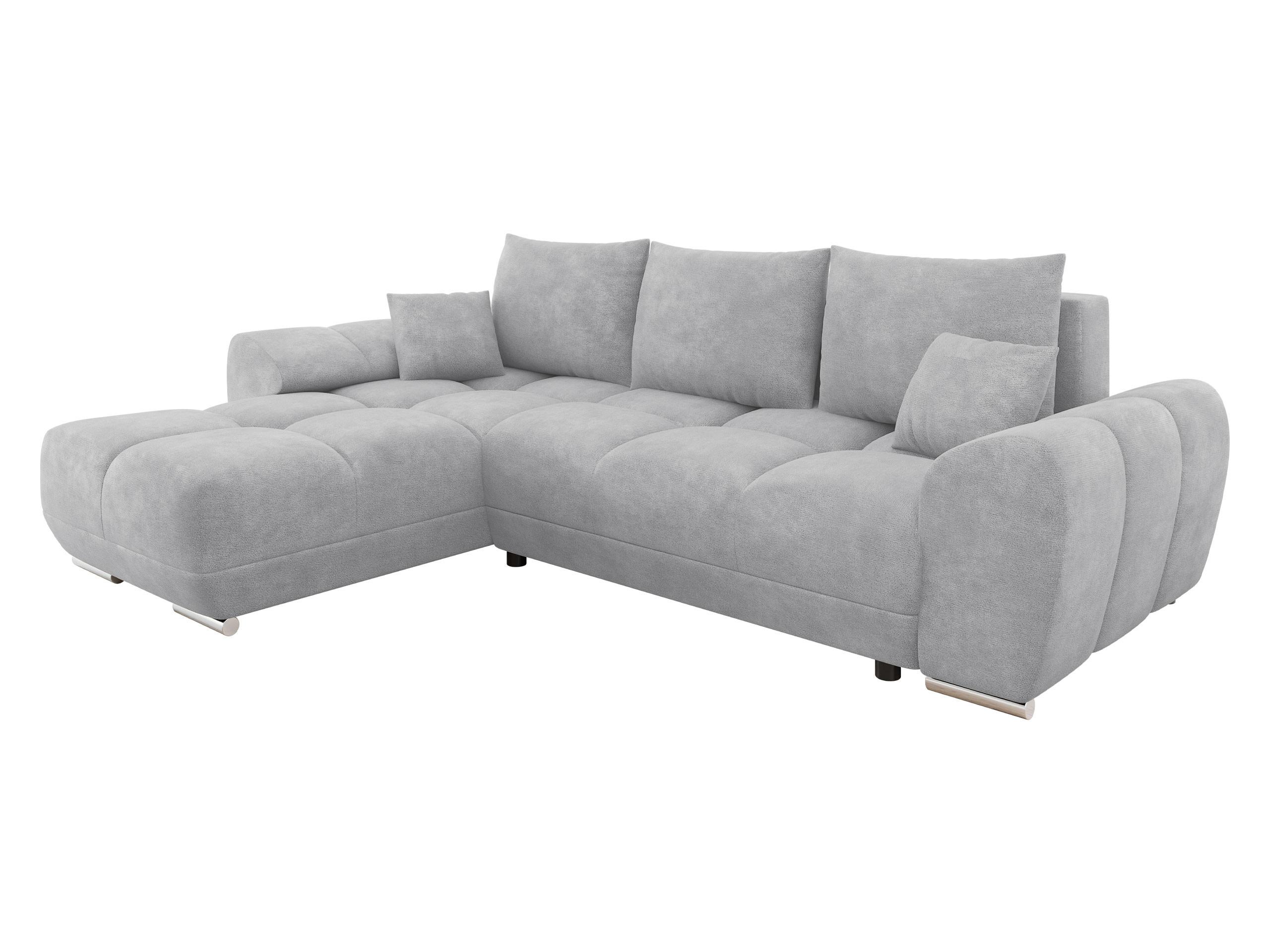 ECKSOFA Logo - Silberfarben, Holz/Kunststoff (291/183cm) - MIRJAN24