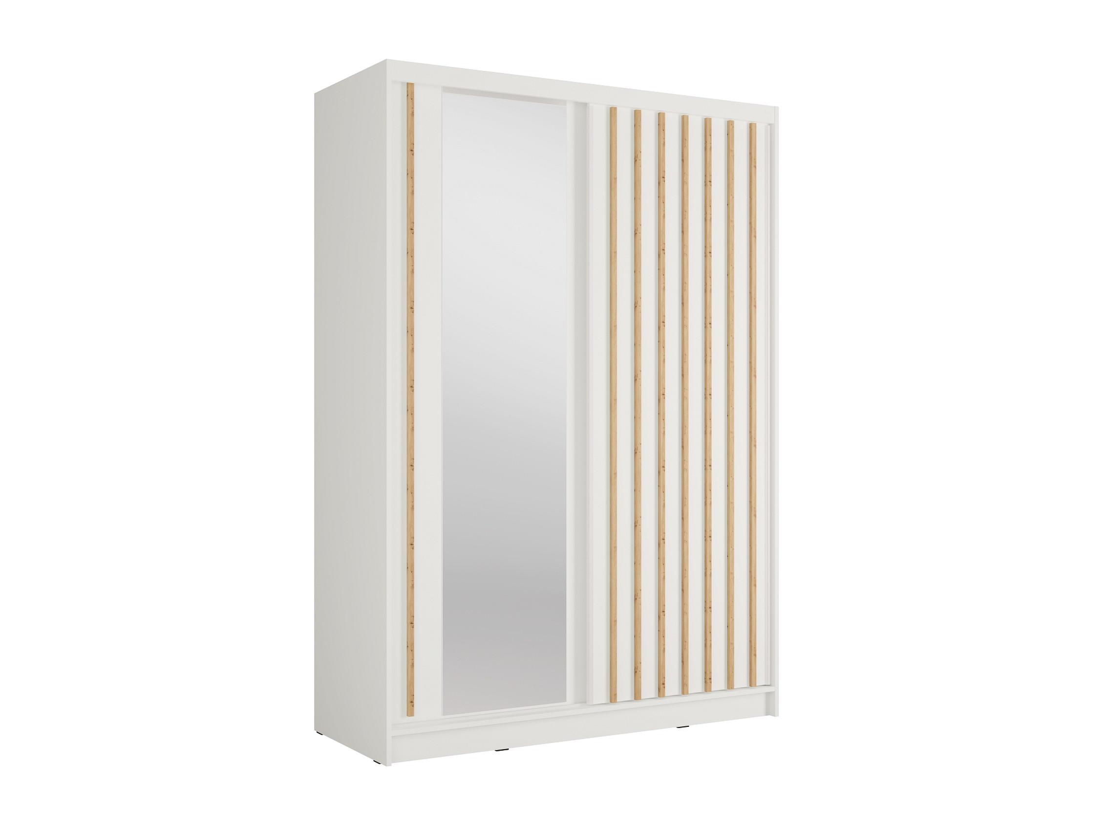 KLEIDERSCHRANK Weiß 155/215/62 - Weiß, Holzwerkstoff (155/215/62cm) - RAUMHIRSCH FURNITURE