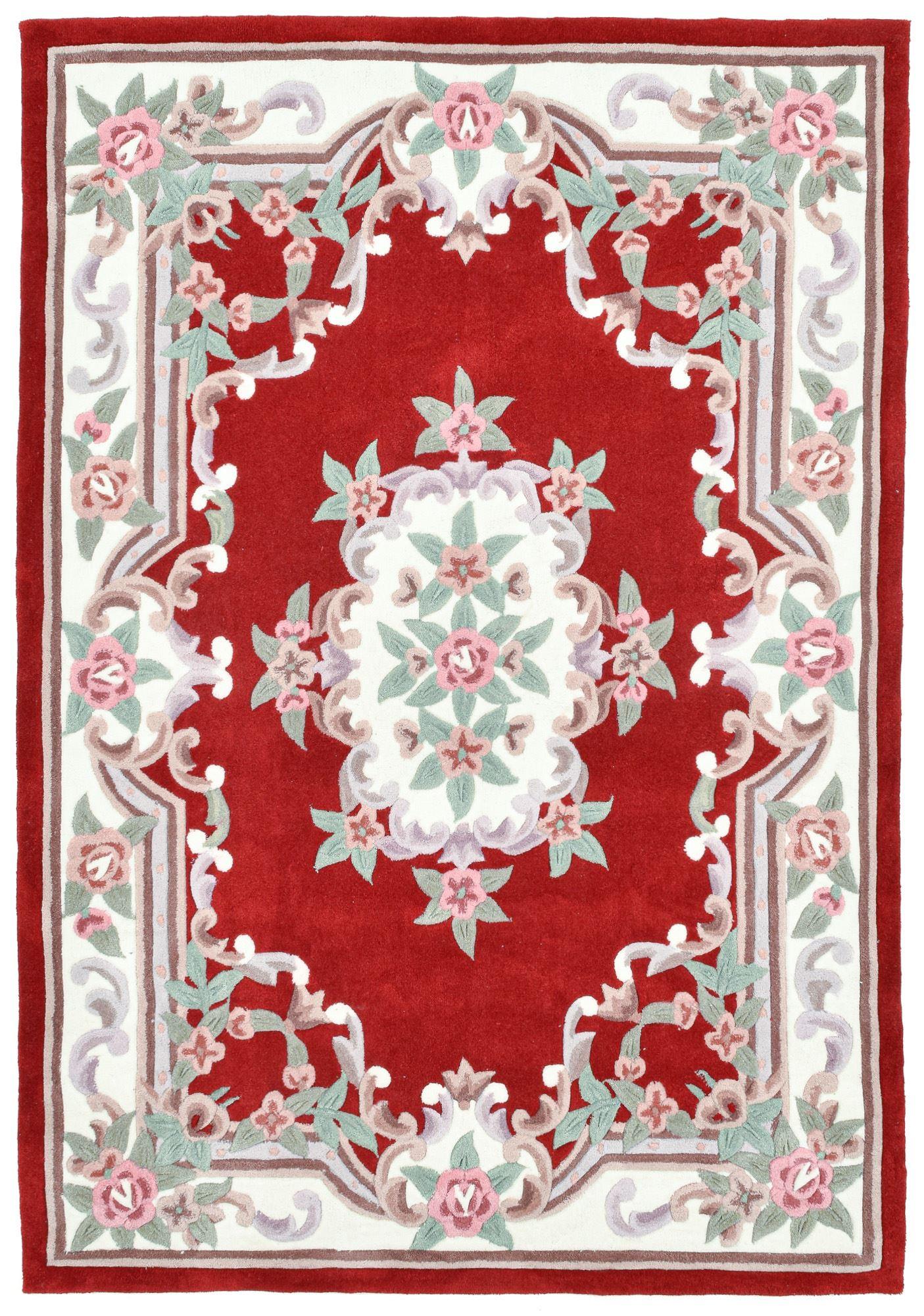 HANDTUFTTEPPICH Ming 160x230 cm - Rot, Textil (160/230cm) - THEKO
