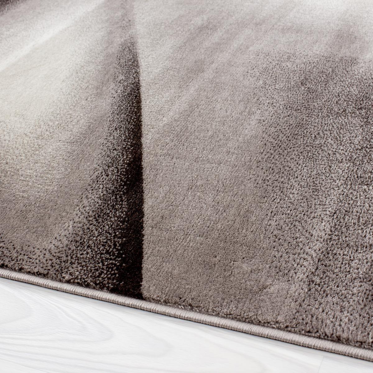 KURZFLORTEPPICH ASPEN, abstrakt, Braun, 80 x 150 cm - Braun, Textil (80/150cm) - KADIMA DESIGN