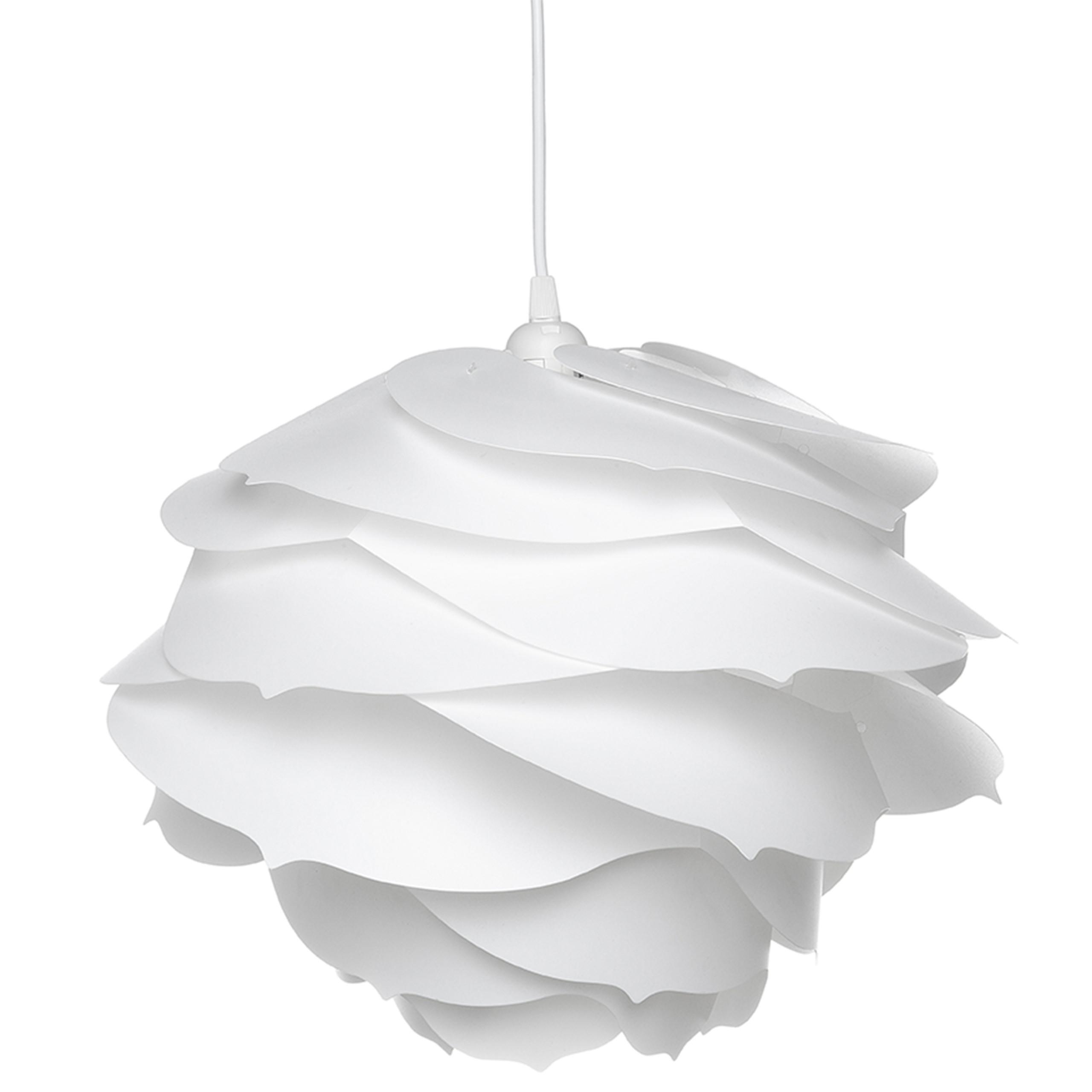 HÄNGELEUCHTE Weiß Nile - Weiß, Kunststoff (41/41/113cm) - Beliani