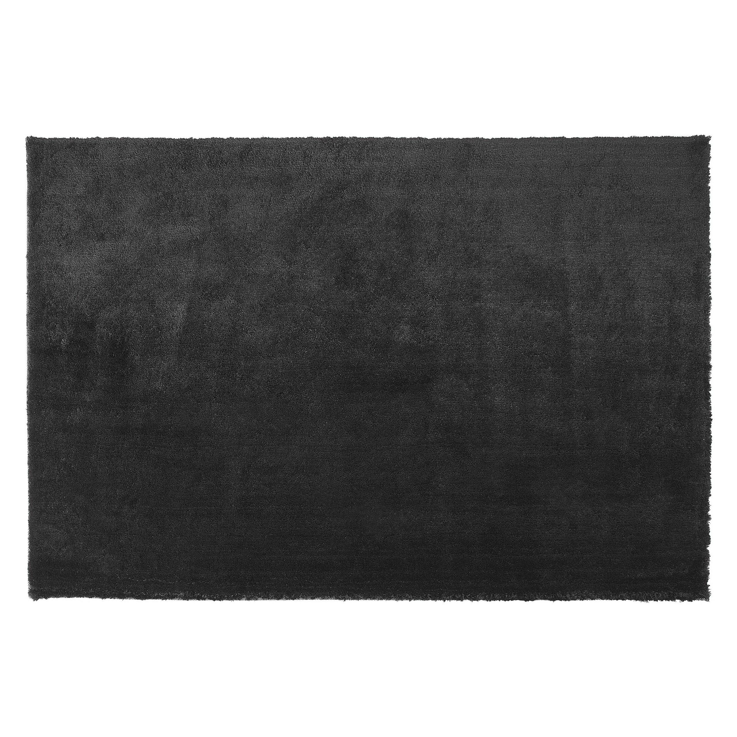 SHAGGY-TEPPICH Evren 200/140 cm - Schwarz, Kunststoff (140/200cm) - Beliani