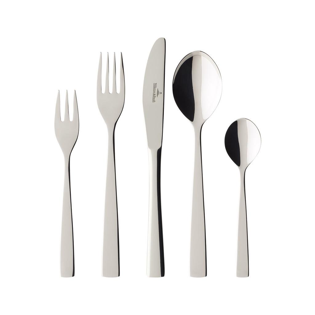 TAFELBESTECK Elisabeth silber 30-tlg. - Silberfarben, Metall - Villeroy & Boch