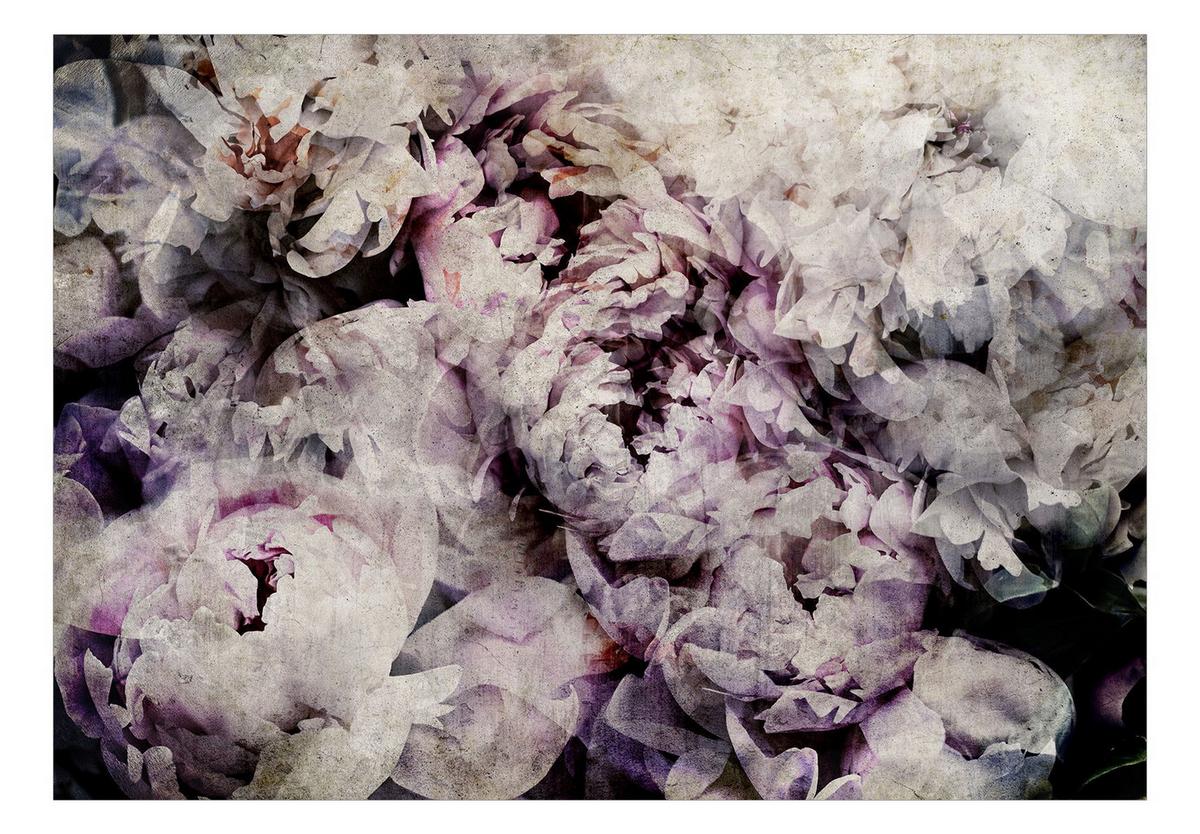 SELBSTKLEBENDE FOTOTAPETE Grau 98/70 cm - Lila/Grau, Kunststoff/Textil (98/1cm) - KUNSTLOFT