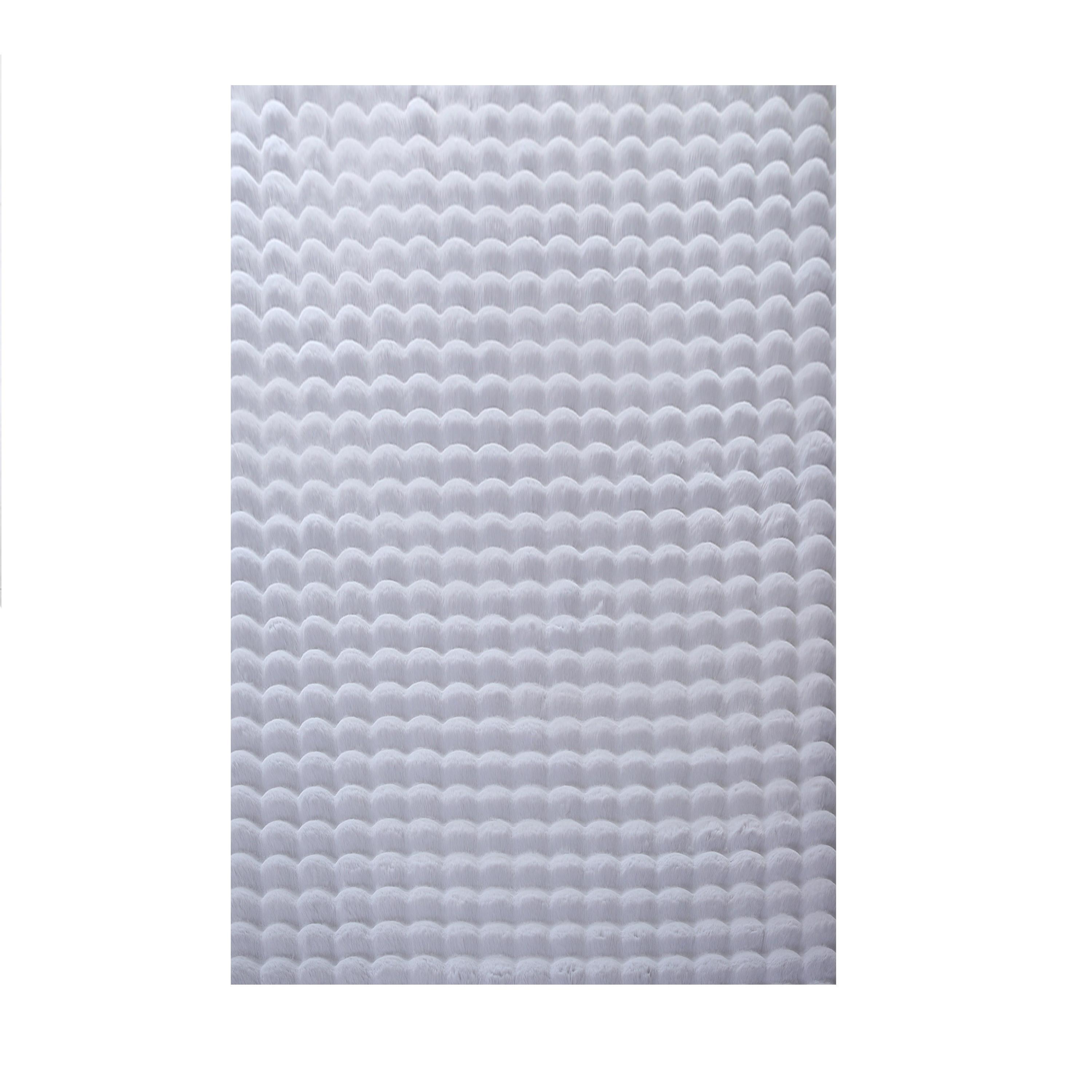HOCHFLORTEPPICH Waschbar NAUDERS, einfarbig, Silber, 80 x 150 cm - Silberfarben, Textil (150/80cm) - KADIMA DESIGN
