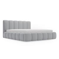 POLSTERBETT Cloud 160x200 Hellgrau - Hellgrau, Textil (160/200cm) - Graingold