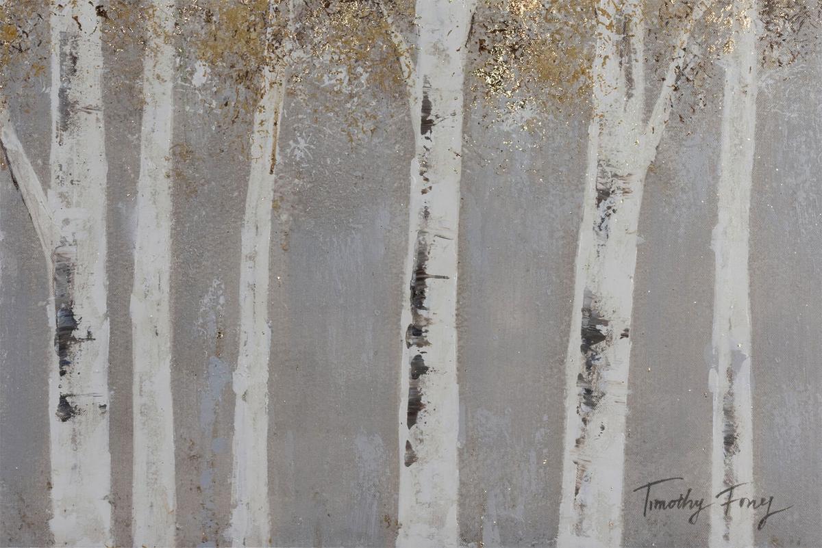 ACRYLBILD HANDGEMALT 100/75 cm - Grau, Holz/Textil (100/75cm) - KUNSTLOFT