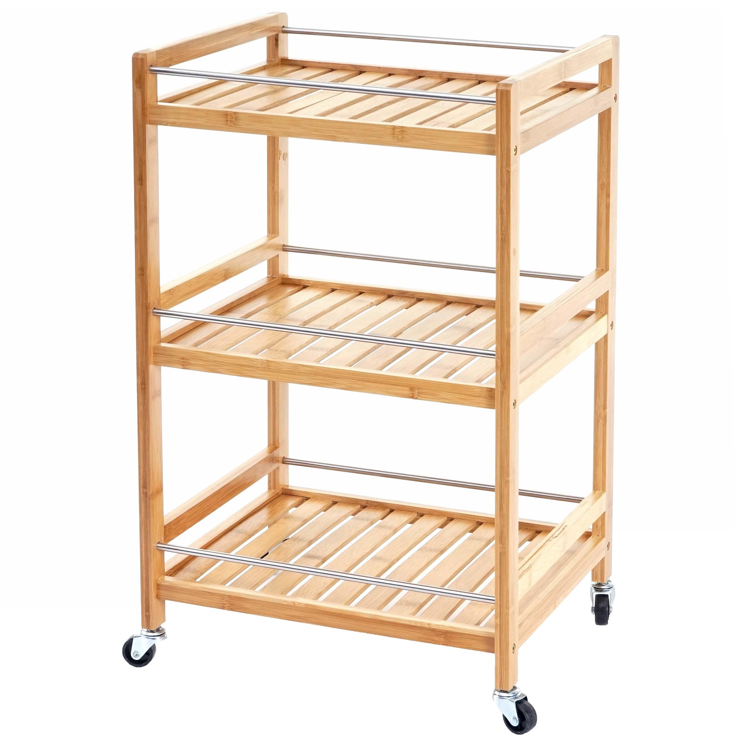 SERVIERWAGEN Braun - Braun, Holz (46/76/38cm) - MCW